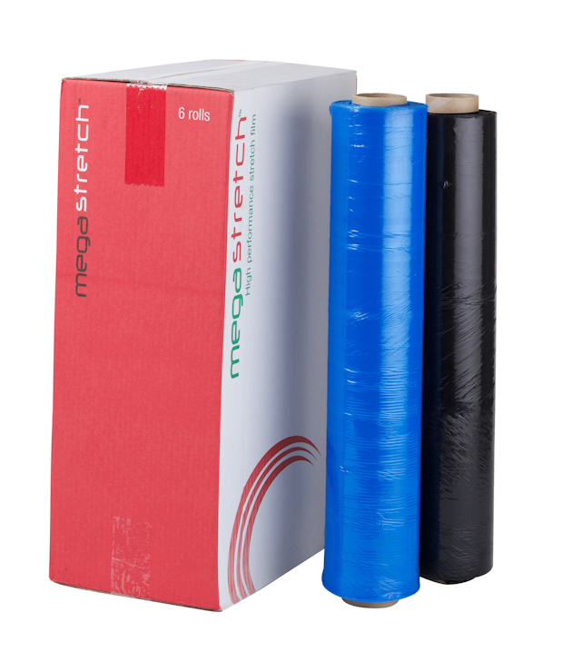 Black Extended Core Stretch Film